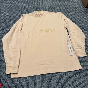 Fear of God Essentials Tan Crewneck
